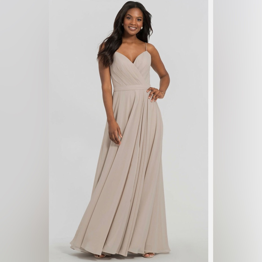 NWT - NEVER WORN OR ALTERED - Kleinfeld Bridesmaid KL-20005 - Biscotti - 12